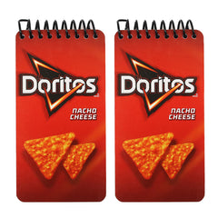 Doritos 2pack Cute Spiral Small Notebook Pocket Size Notepad, College Ruled Memo Pads for Home, Office, College and School 6.5"x3.5"