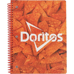Doritos Cute One Subject Spiral Notebook College Ruled, 3 Ring Single Subject Spiral for School Fun Cute Notebooks