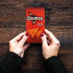 Doritos Cute Spiral Small Notebook Pocket Size Notepad, College Ruled Memo Pads for Home, Office, College and School 6.5"x3.5"