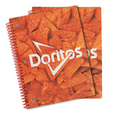 Doritos Cute One Subject Spiral Notebook College Ruled, 2 Pack 3 Ring Single Subject Spiral for School Fun Cute Notebooks