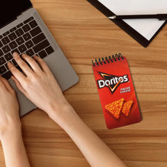 Doritos 2pack Cute Spiral Small Notebook Pocket Size Notepad, College Ruled Memo Pads for Home, Office, College and School 6.5"x3.5"