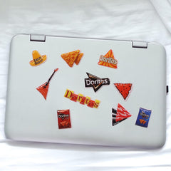 Doritos 2 Pack Fun Stickers for Kids Classroom, Cute Puffy Stickers for Girls, Boys and Teens, Cool Decal Stickers, Party Favors