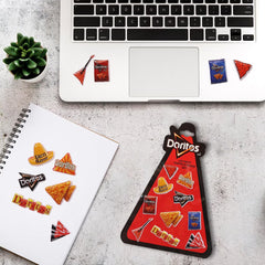 Doritos 2 Pack Fun Stickers for Kids Classroom, Cute Puffy Stickers for Girls, Boys and Teens, Cool Decal Stickers, Party Favors